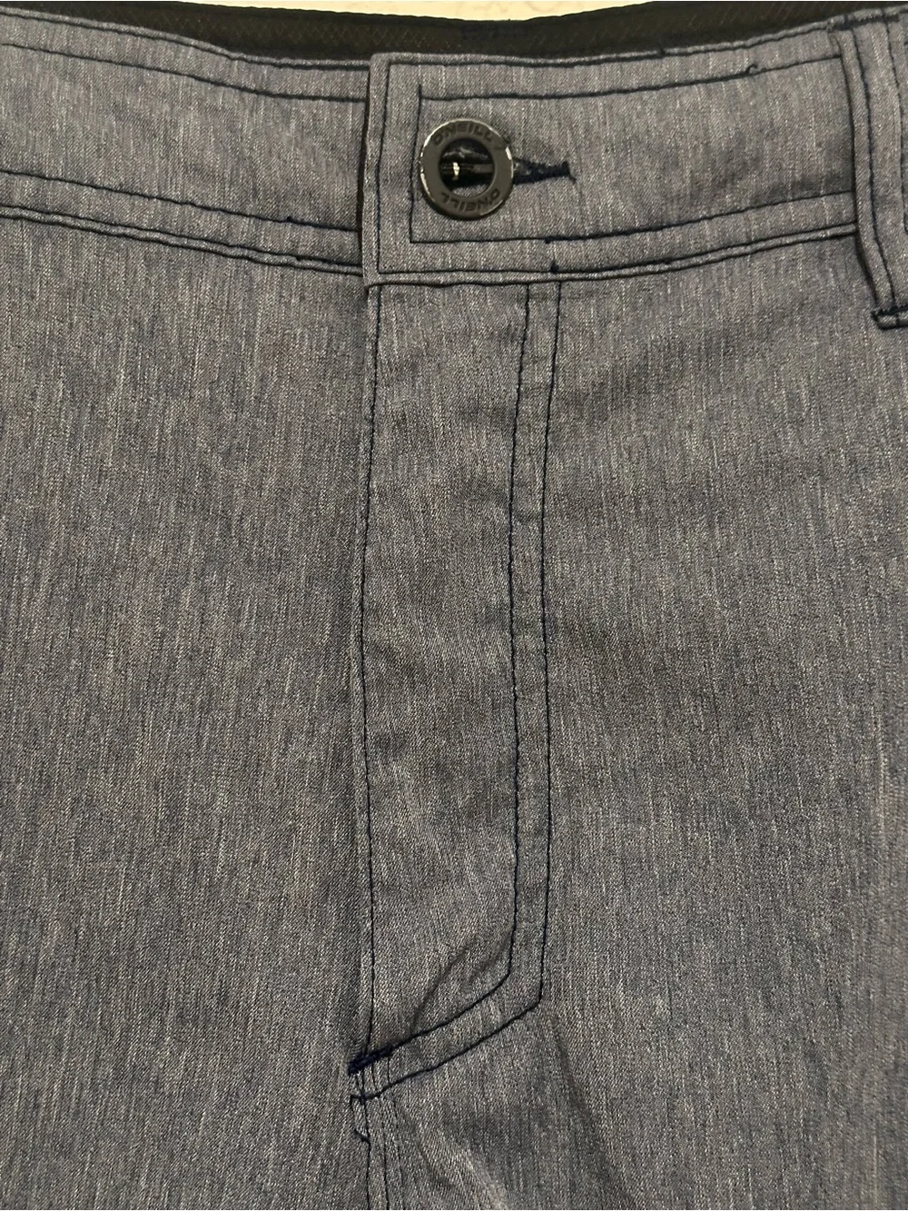 O'Neill Men's Slate Gray Flat Front Shorts